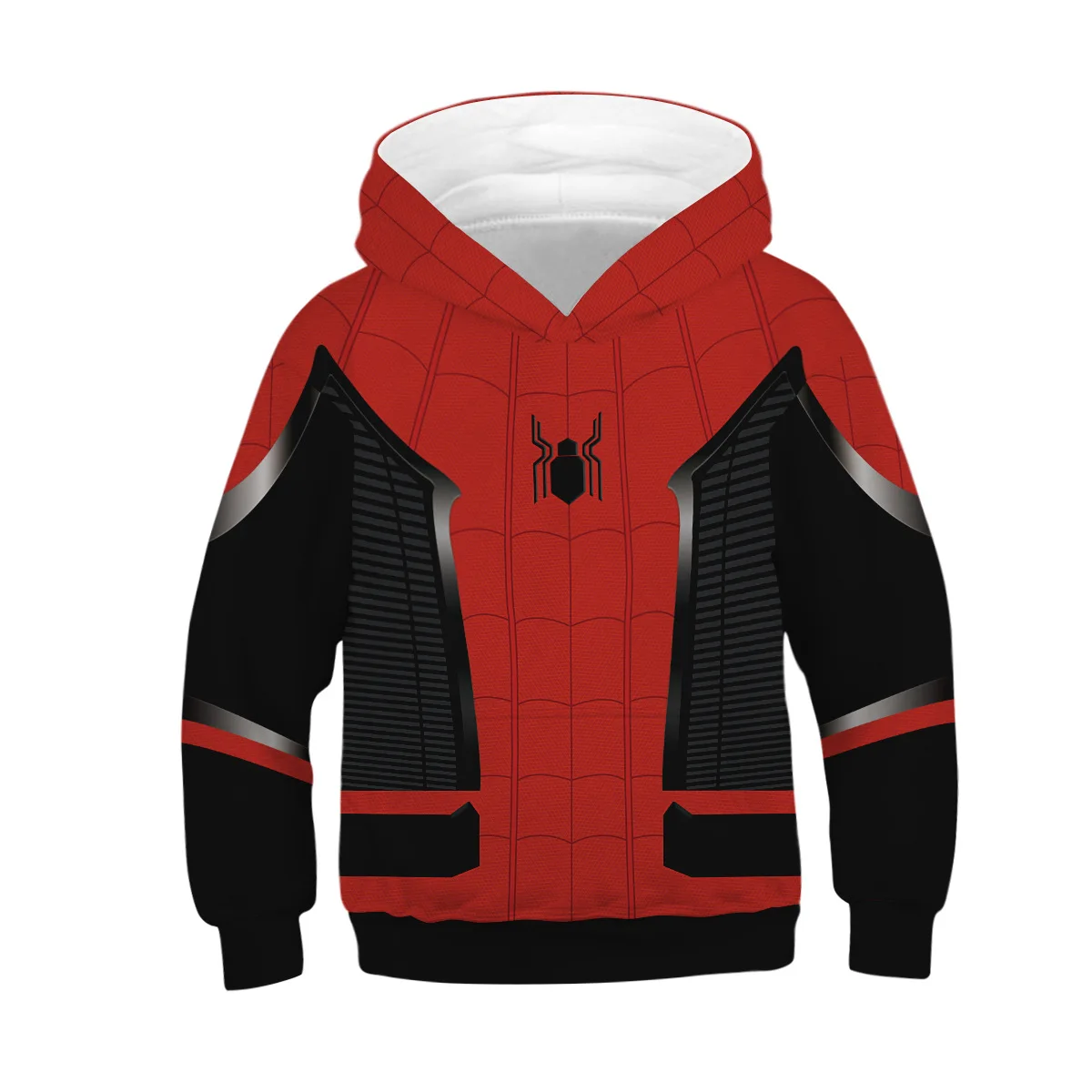 3-12 Years Spiderman Boys Hoodies Teens Autumn Hooded Sweatshirt For Boys The Avengers 4 Kids Clothes Long Sleeve Pullover Tops