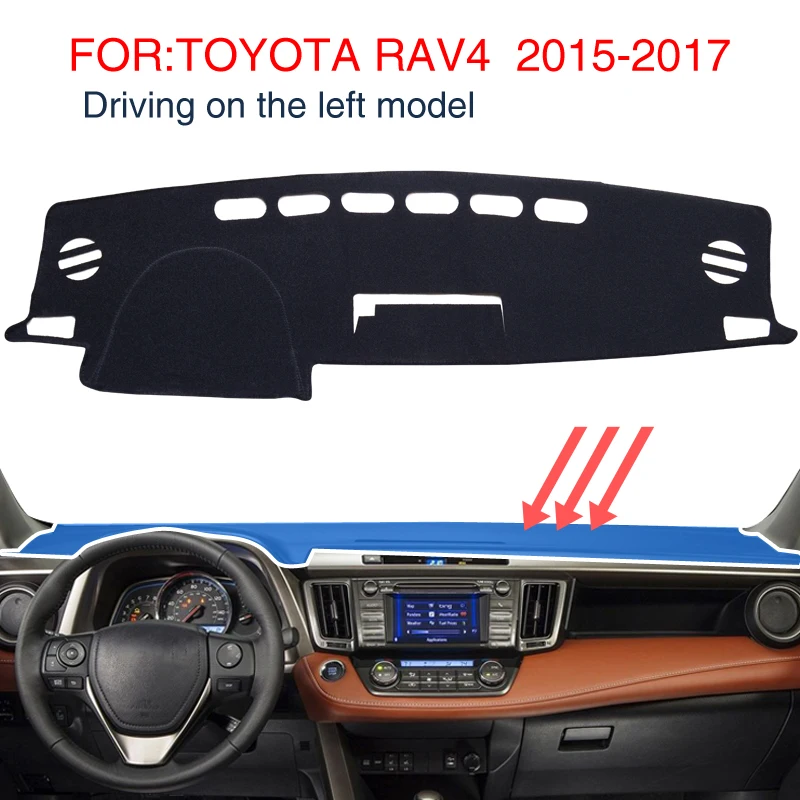Для Toyota RAV4 XA40 2013 ~ 2018 RAV 4 40 Противоскользящий коврик для приборной панели Накладка