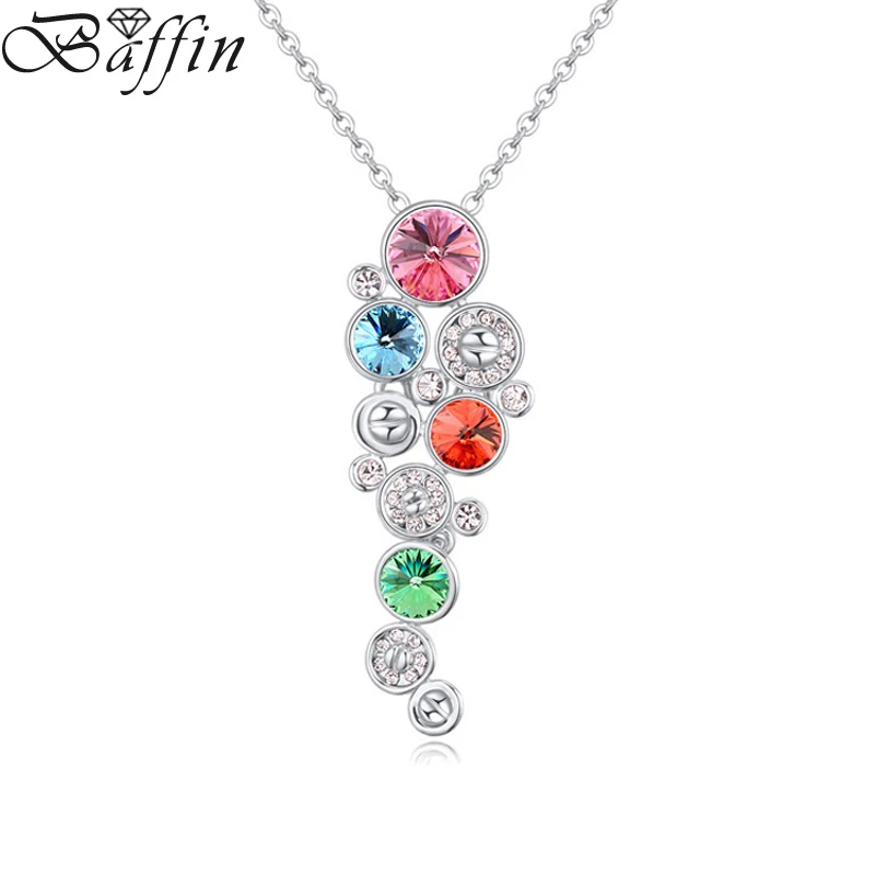 

Bohemian Infinity Necklace Original Crystals From SWAROVSKI For Women Jewelry Long Pendant Maxi Collier Bijoux Femme Gift
