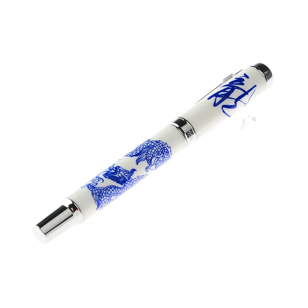 Jinhao No Blue & White Porcelain Dragon Design 950 Series Fountain Pen 