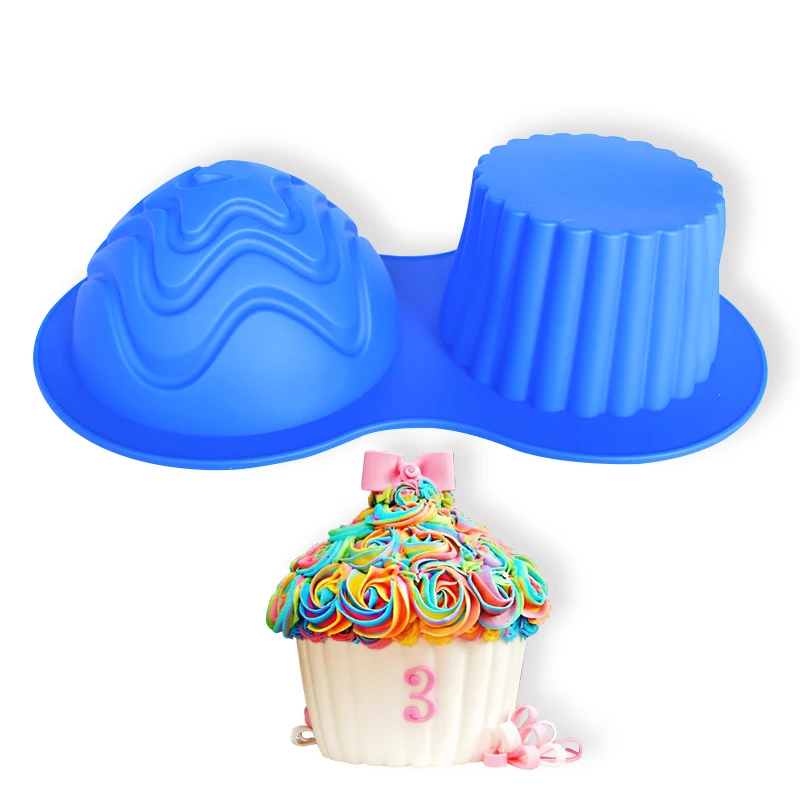 Buy Silicone Giant Cupcake Moulds Big Top