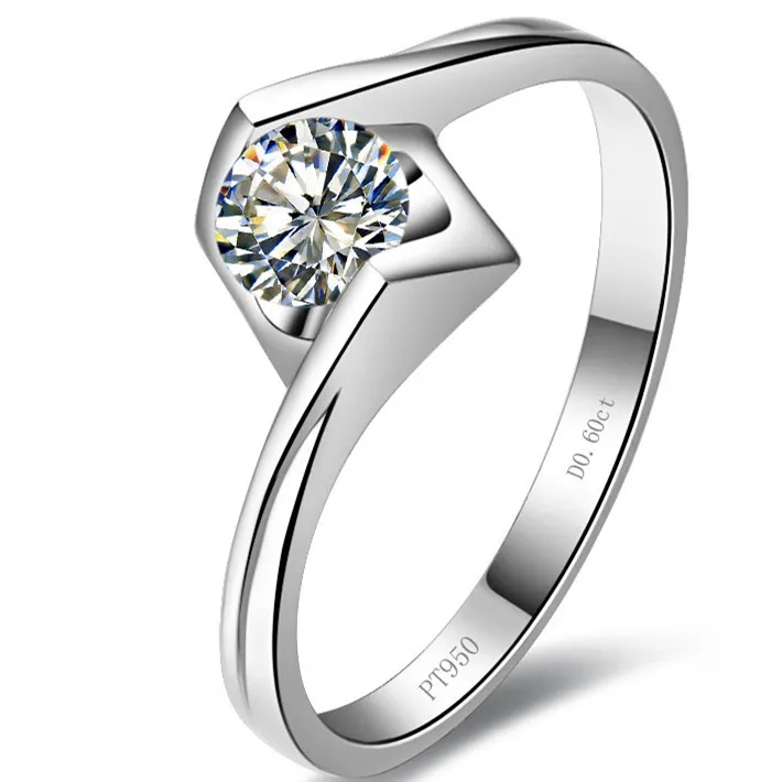 0 5ct Genuine 18karat White Gold Angel Kiss Style Vering Genuine 18karat White Gold Angel Kiss