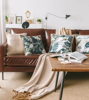 

Free Shipping!!vintage bird green leaf square throw pillow/almofadas case adult teen child kid,fashioncushion cover home decore