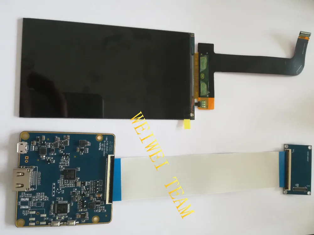 

Brand new 5.5 inch 2k LCD screen display with HDMI to MIPI controller board for WANHAO D7 LS055R1SX03