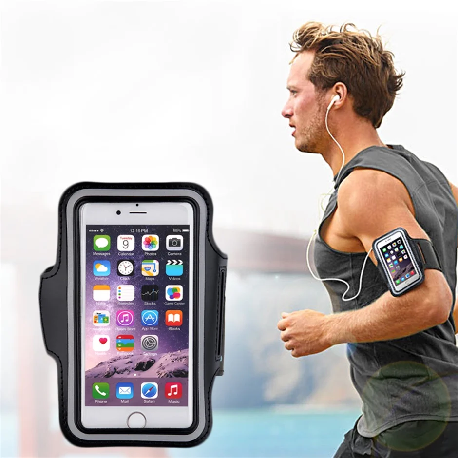 2018 New Runing bags Sports Exercise Running Gym Armband Pouch Holder Case Running Bag for Cell Phone s3 s4 s5 s6 / s6 edge