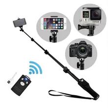 For Gopro Dslr Camera IOS Android Phone Selfie Stick Yunteng 1288 Bluetooth Extendable Handheld Yt-1288 Tripod Monopod VS 188