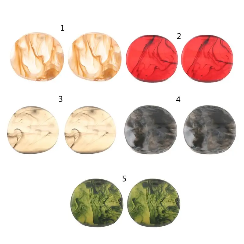 

Acrylic Earrings Bohemian Tortoise Shell Mottled Stud Earrings Fashion Jewelry