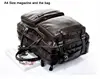 Fashion Multi-Function Full Grain Genuine Leather Travel Bag Men's Leather Luggage Travel Bag Duffle Bag Large Tote Weekend Bag 5