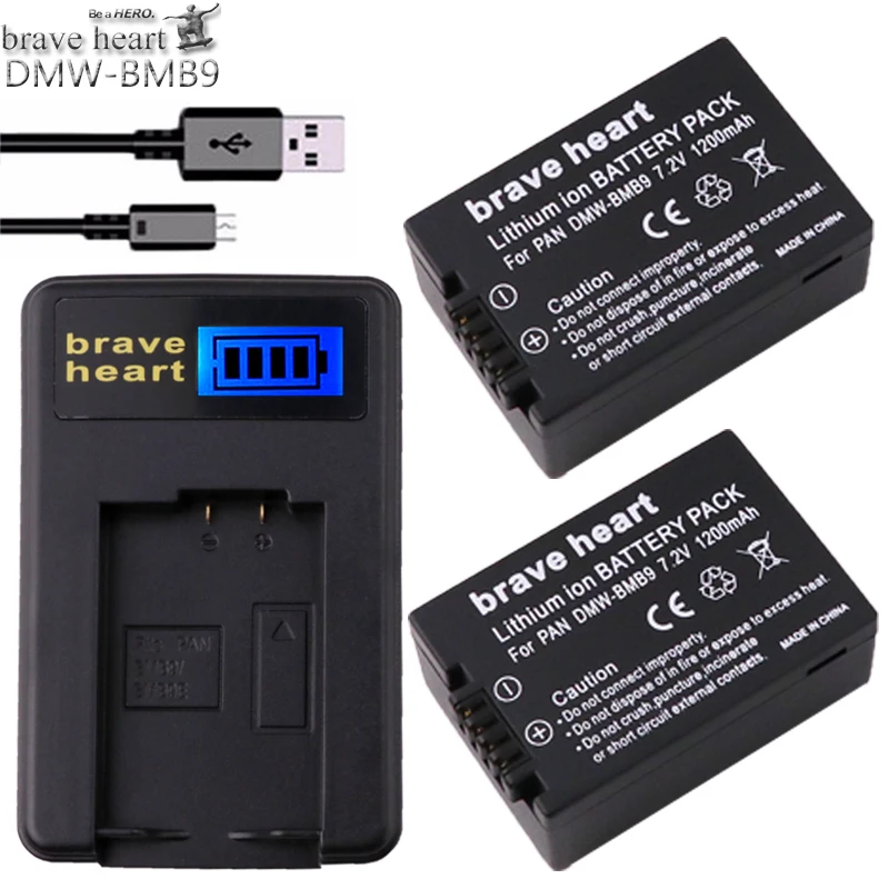DMW-BMB9 DMW BMB9E BMB9PP Batteria Per Panasonic - Foto 3