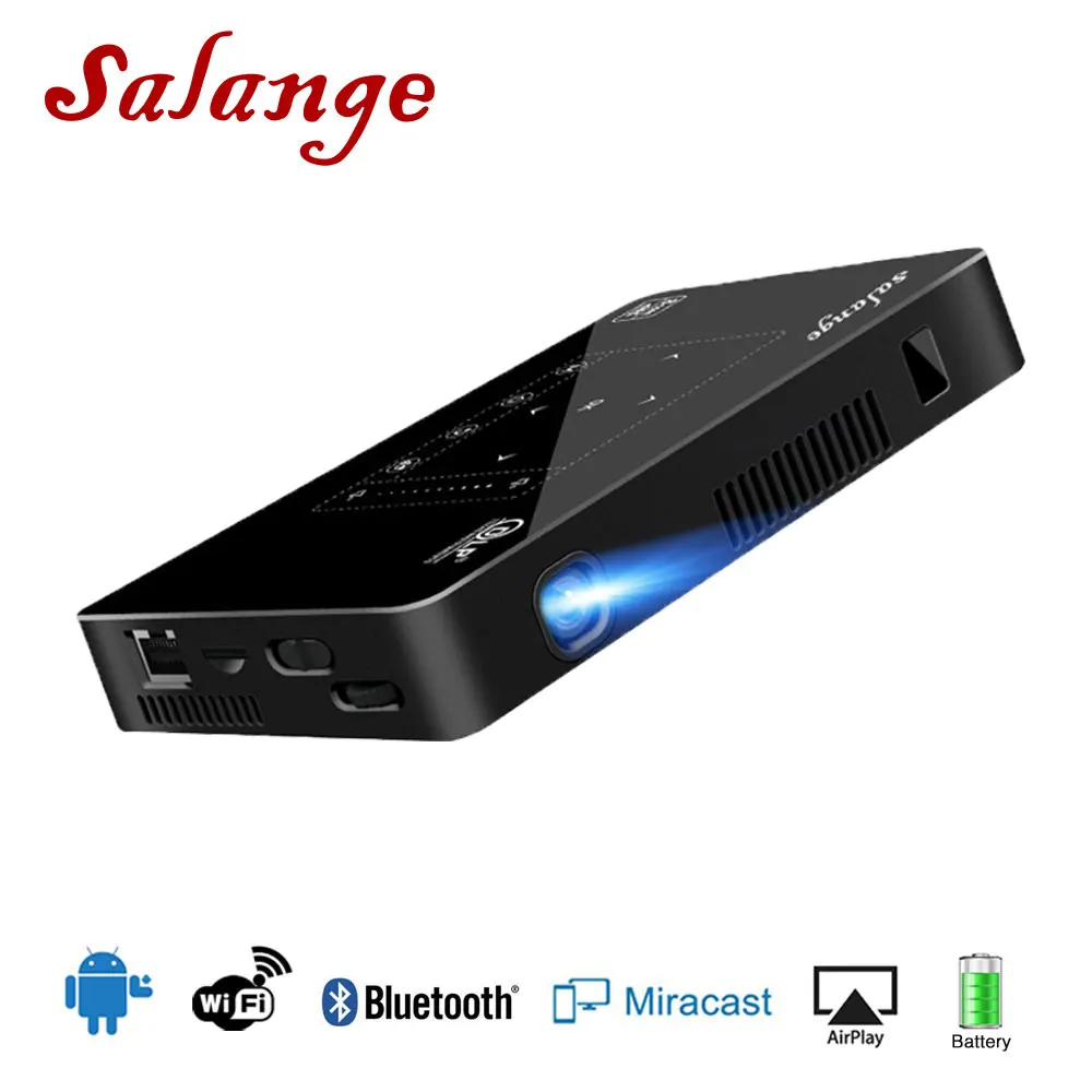 Salange P10 Mini Projector Android 4K Bluetooth 4.0 WiFi Full HD 1080P HDMI Home theater Portable Projetor Beamer |