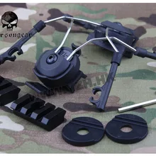 Emersongear Шлем Железнодорожный адаптер Комплект Peltor Comtac гарнитуры Ops-Core Шлем АРК Железнодорожный адаптер для C1 C2 C4 BD8625 чехол
