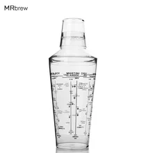 Новинка; Лидер продаж! 700 мл Прозрачный шейкер из поликарбоната для пищевых продуктов, граммовые весы для чашек, бара, бытовой шейкер для коктейлей