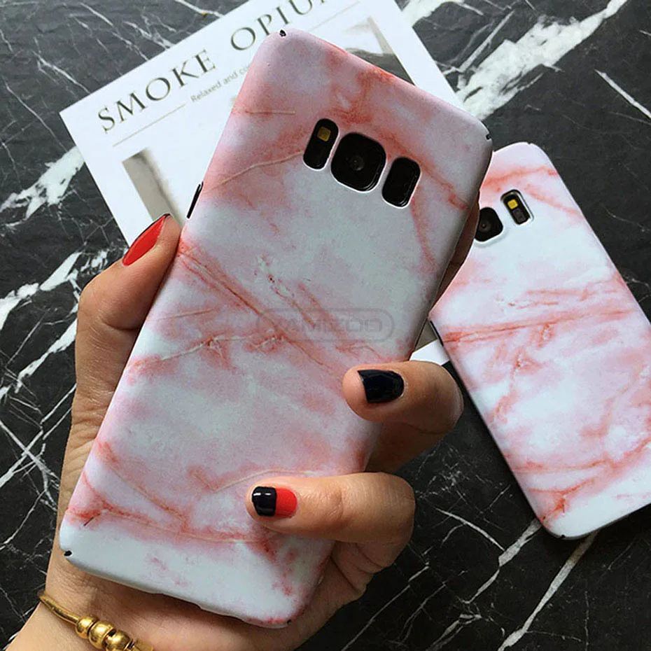 Marble Case For Samsung Galaxy s8 Plus Note 8 Phone Cases Luxury Plastic Thin Soft Coque Cover For Samsung Galaxy s7 Edge Fundas (8)