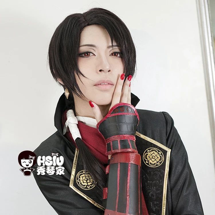 HSIU высокое качество kasuu Kiyomitsu косплей парик Touken Ranbu онлайн игра костюм играть парики Хэллоуин костюмы волосы