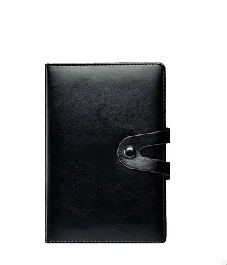Дизайн A5 Бизнес Тетрадь Канцелярский набор Хорошее качество модные записной книжки - Цвет: Black