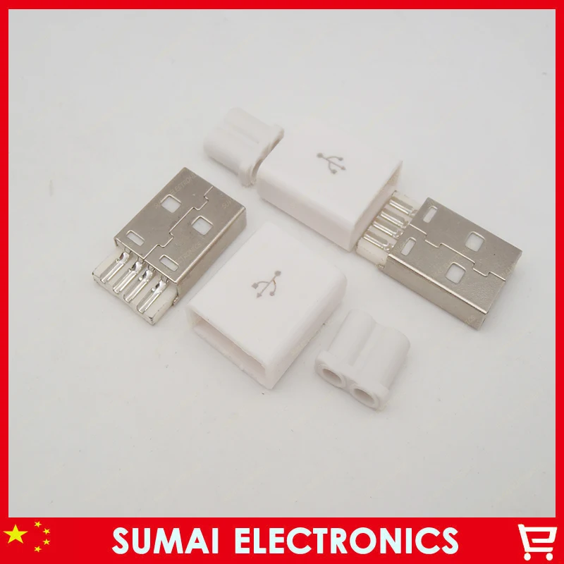 Бесплатная доставка 30 комплектов 3 в 1 два SR провода для сварки USB разъем типа A