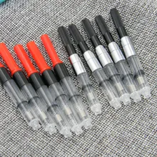 5 шт. красный или 5 шт. черный металлический подарок 2,6 мм стандартная ручка конвертер чернил