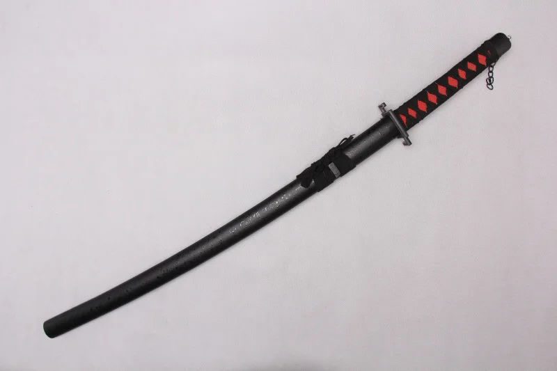 Anime Bleach Kurosaki Ichigo Tensa Zangetsu Wooden Cosplay Katana