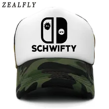 Rick And Morty Кепка s Schwifty летняя сетчатая Бейсболка Повседневная крутая Кепка Snapback Whimsy головные уборы для мужчин и женщин