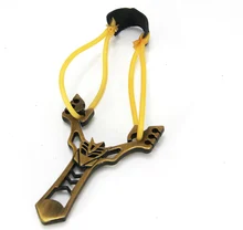 Brand New Powerful Creative Metal Slingshot Shot Brace Catapult With Rubber Band Outdoor Hunting Shooting Sports Entertainment