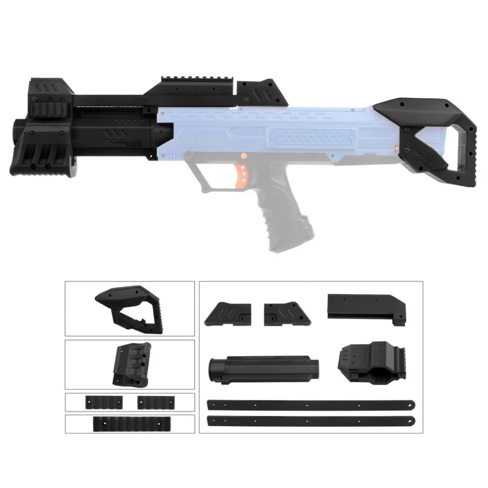 

WORKER Lightweight High Strength Plastic Mod F10555 Orange Pump kit Grip Stock Set for Nerf Rival Apollo XV700 Modify Toys Parts