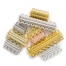 2 комплекта в полоску резные 2 ряда магнитных застежек фурнитура для изготовления ювелирных изделий Разъемы аксессуары 20-56 мм