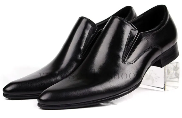 Sapatos Sociais Masculinos 2017 Brand Black Mens Office Shoes Sapatos Sociais Masculinos 2017 Brand Black Mens Office Shoes Pointed Toe Genuine Leather Dress Bussiness Oxfords In Women S Flats From On