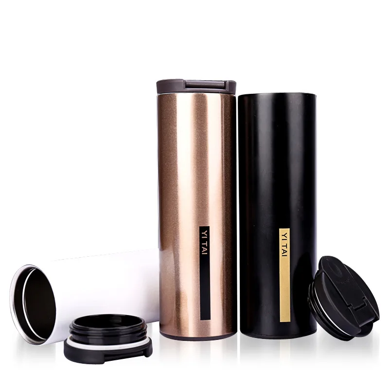 500ML Keep Mug Coffee Cup Stainless Steel Car Mugs leak proof Insulation Against Hot Mug Drinkware