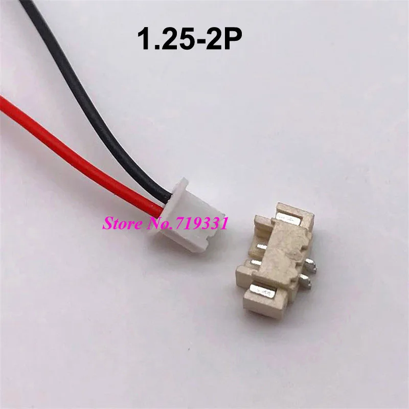 JST 1 25 мм 2 3 4 5 6 7 8 9 10P штепсельная вилка smd с проводом 10 комплектов|jst 4|jst 34 wire |