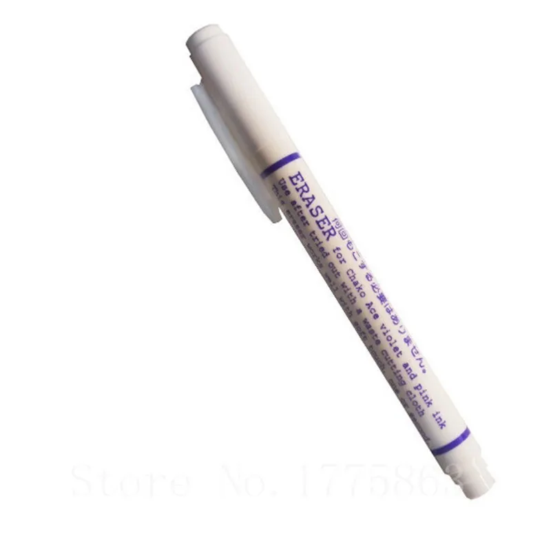 Buy 2pc/lot Water Soluble Fabric Marking Pen with Eraser Pen AA7212 from