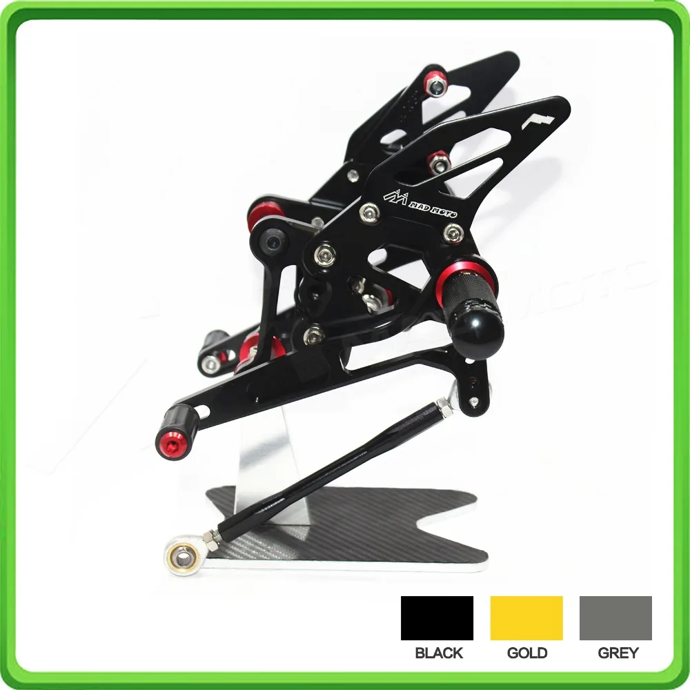 CNC Adjustable Rearsets Rear set sets Foot Rest Pegs Pedal for KTM 1290 SUPER DUKE R 2014 2015 2016 (51)