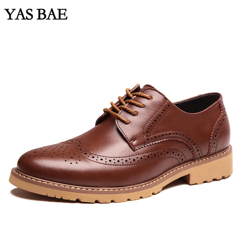 huang Dos Estilo Calçados Sapato Hei Designer Europeu Homens Casuais Marrom Masculinos China Britânico De Brogues zong Moda Italiano Baratos Oxford Couro Marca qfwx6n1A