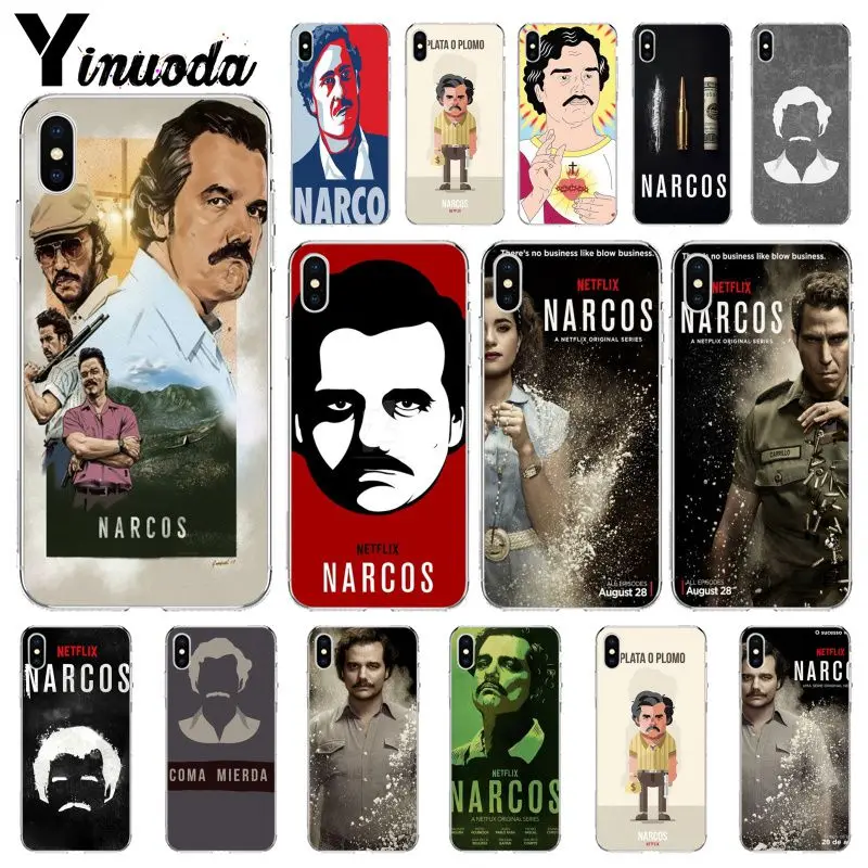 

Yinuoda Narcos TV series Pablo escobar Novelty Custom Phone Case for Apple iPhone 8 7 6 6S Plus X XS MAX 5 5S SE XR Cellphones