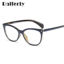 Ralferty, новинка, очки, оправа для женщин, кошачий глаз, очки, прозрачные, оптические, близорукость, очки по рецепту, очки, 0 градусов, Oculos F95171