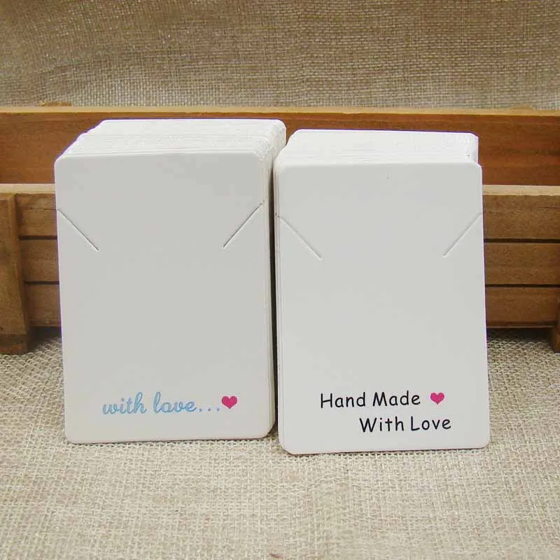 

50pcs 5x7cm Earrings Cards Paperboard Jewelry Newest Arrived Popular Display Cardboard Hot Sale Fashion Design Delicate Cards