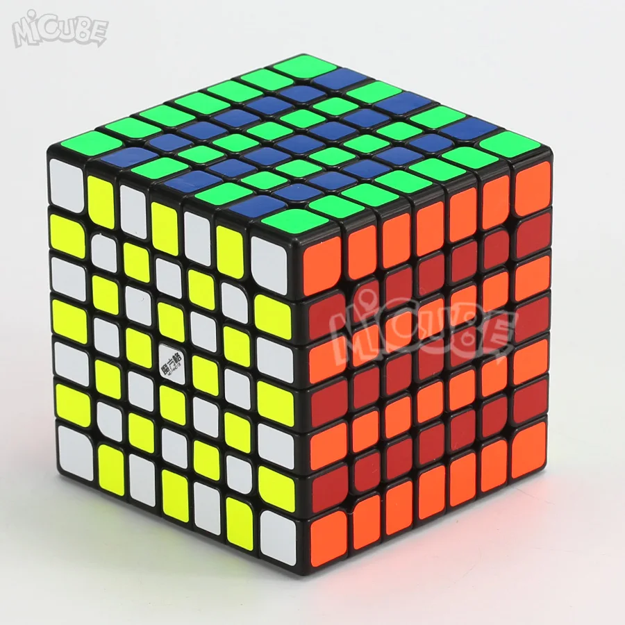 Mofangge Wuji 7 слоев 7x7 куб скорость 7x7x7 черный Stickerless 69 мм головоломка для детей cubo Чемпионат обучения EducationToys