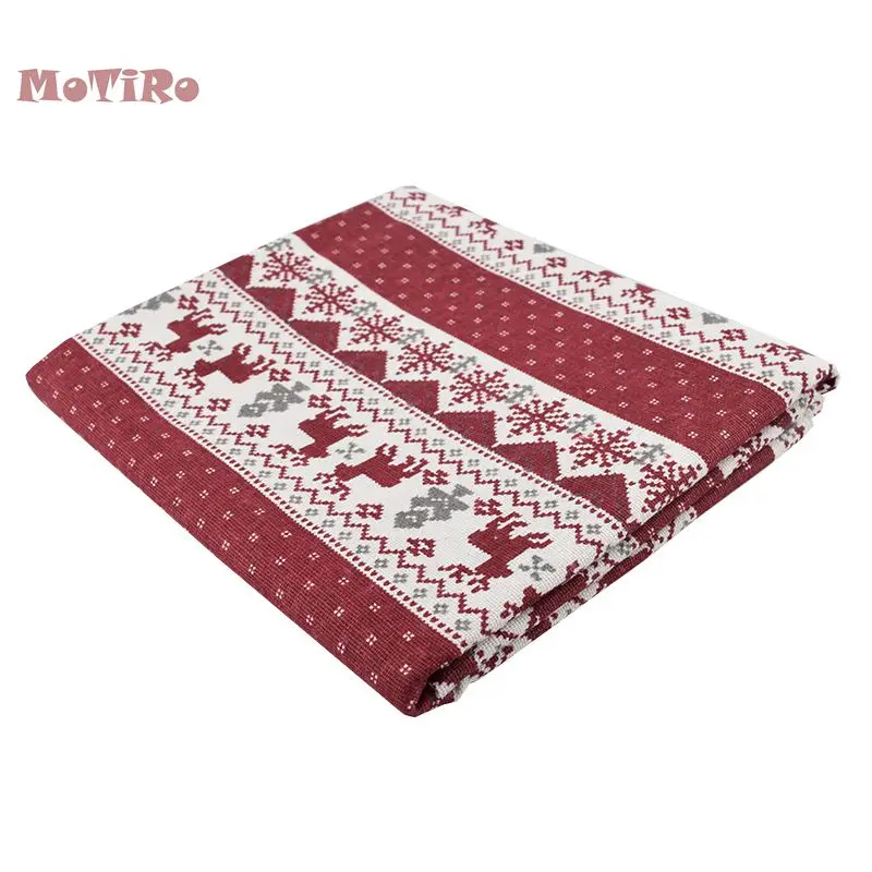 

MoTiRo,Printed Cotton Linen Fabric,Christmas Series Cloth For Quilting/Sewing/Sofa/Table/Curtain/Bag/Cushion Material,Half Meter