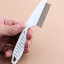 DHL, 400 шт., расческа от блох собак из нержавеющей стали для собак, кошек, расческа гребень для ухода, инструмент для очистки