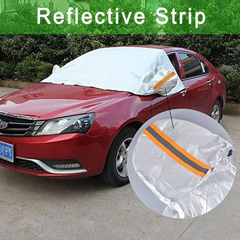 VicTsing Car Windshield Cover Auto Front Windscreen Protector Snow Ice Resistance Shield Sunshade Rain Dust Frost Guard Cover    (3)