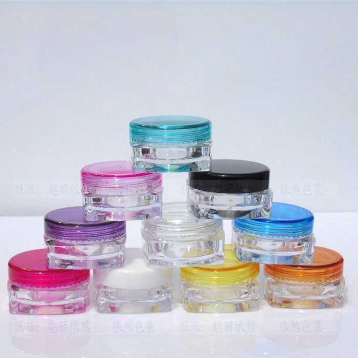 

Retails - 10pcs Multicolor Cosmetic Empty Jar Pot Eyeshadow Makeup Face Cream Container, LKU011