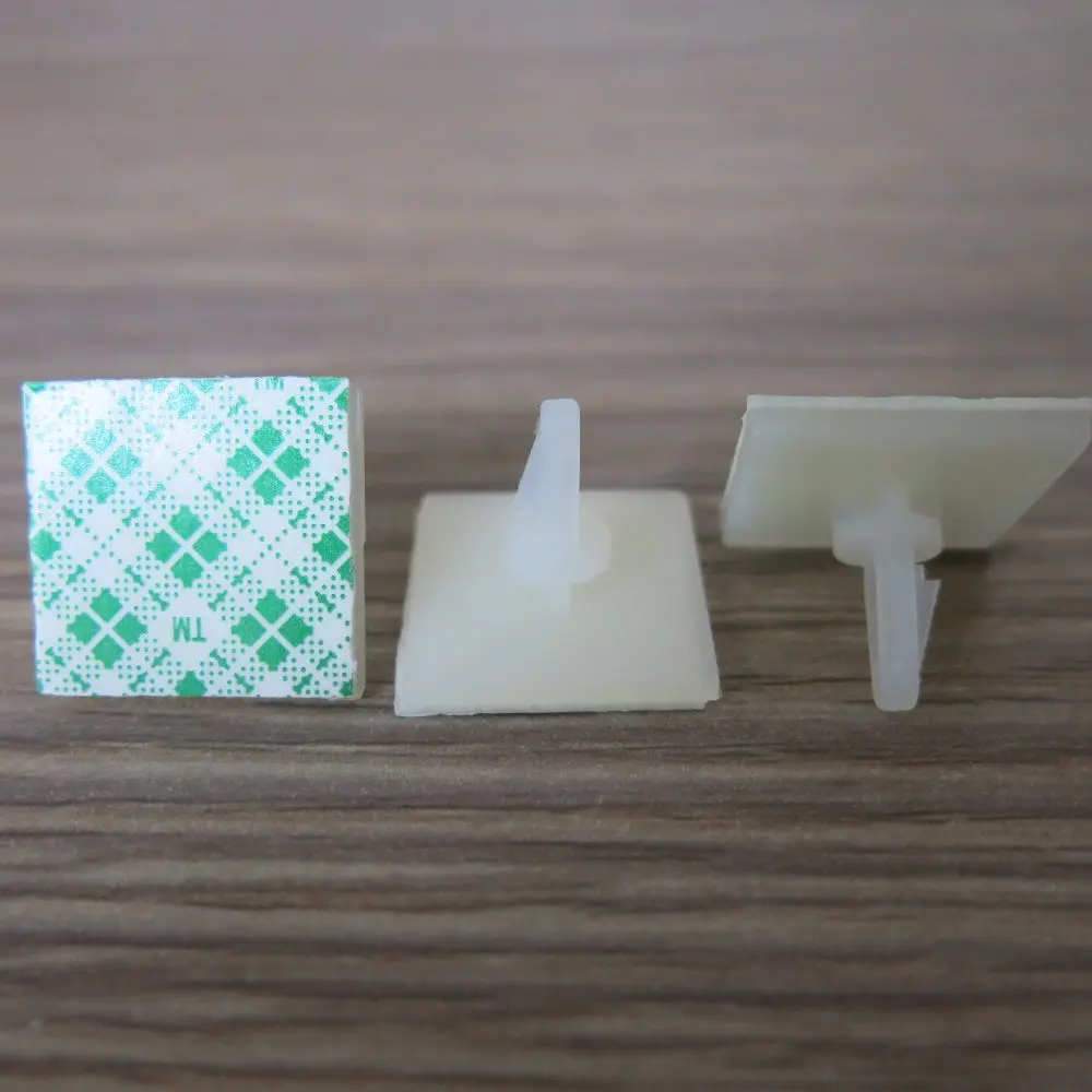 50pcs Nylon Plastic ASS 5 stick on Self adhesive PCB Spacer Standoff