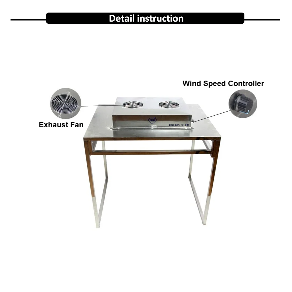  Folding Free Installation Dust Free Room Workshop Laminar Flow Hood Bench Air Flow Clean Workstatio