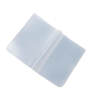 

Plastic PVC Clear Pouch Name ID Credit Card Holder Case Organizer Keeper Pocket