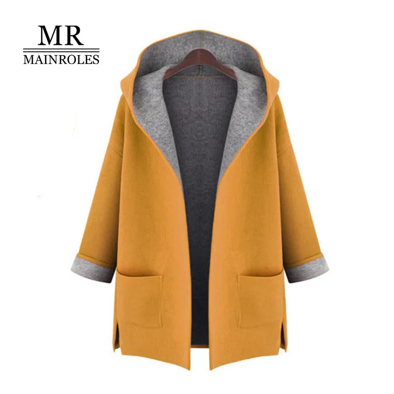 MAINROLES Fall Women's Jacket Coats 2017 Plus Size 5XL Coats Jacket