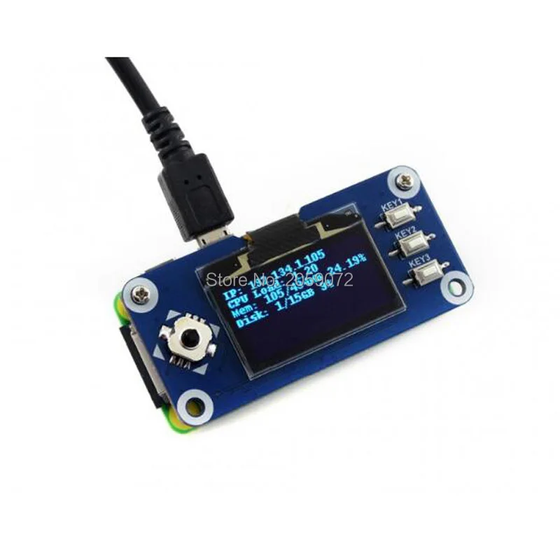   1.3 ġ OLED ÷ 128x64 ȼ, SPI/I2C ̽