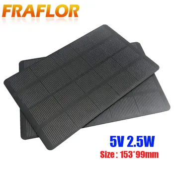 

2.5W5V Solar Cell Monocrystalline Solar Power Panel System DIY Battery Cell Charger Module Portable Panneau Solaire Energy Board