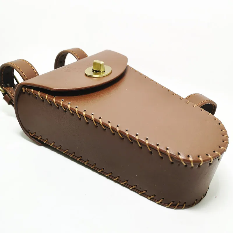 Top G05 Cycling tool bags Retro bicycle with beam triangle bag kit beam bag bag leather nostalgic classic style 28