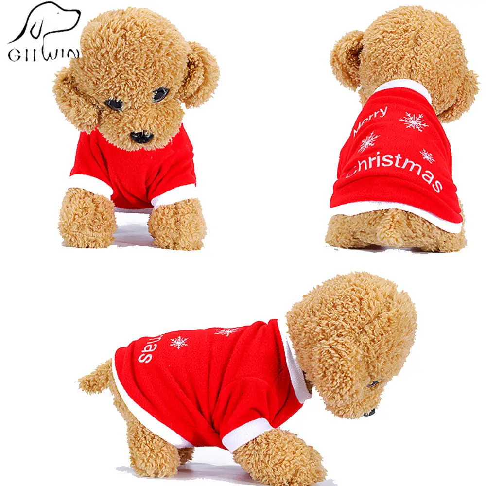 Dog Clothes Coat Pet Jacket Christmas for Pet Cat Cloth Dog Clothing