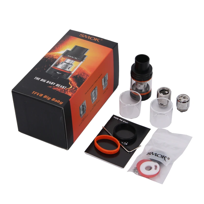 Оригинальный Smok TFV8 большой детский распылитель 5 мл Топ наполнение ребенок зверь