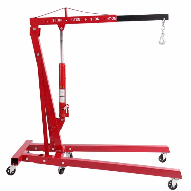 (Ship from USA) Foldable 2T Ton 4400lb Hydraulic Engine Hoist Shop